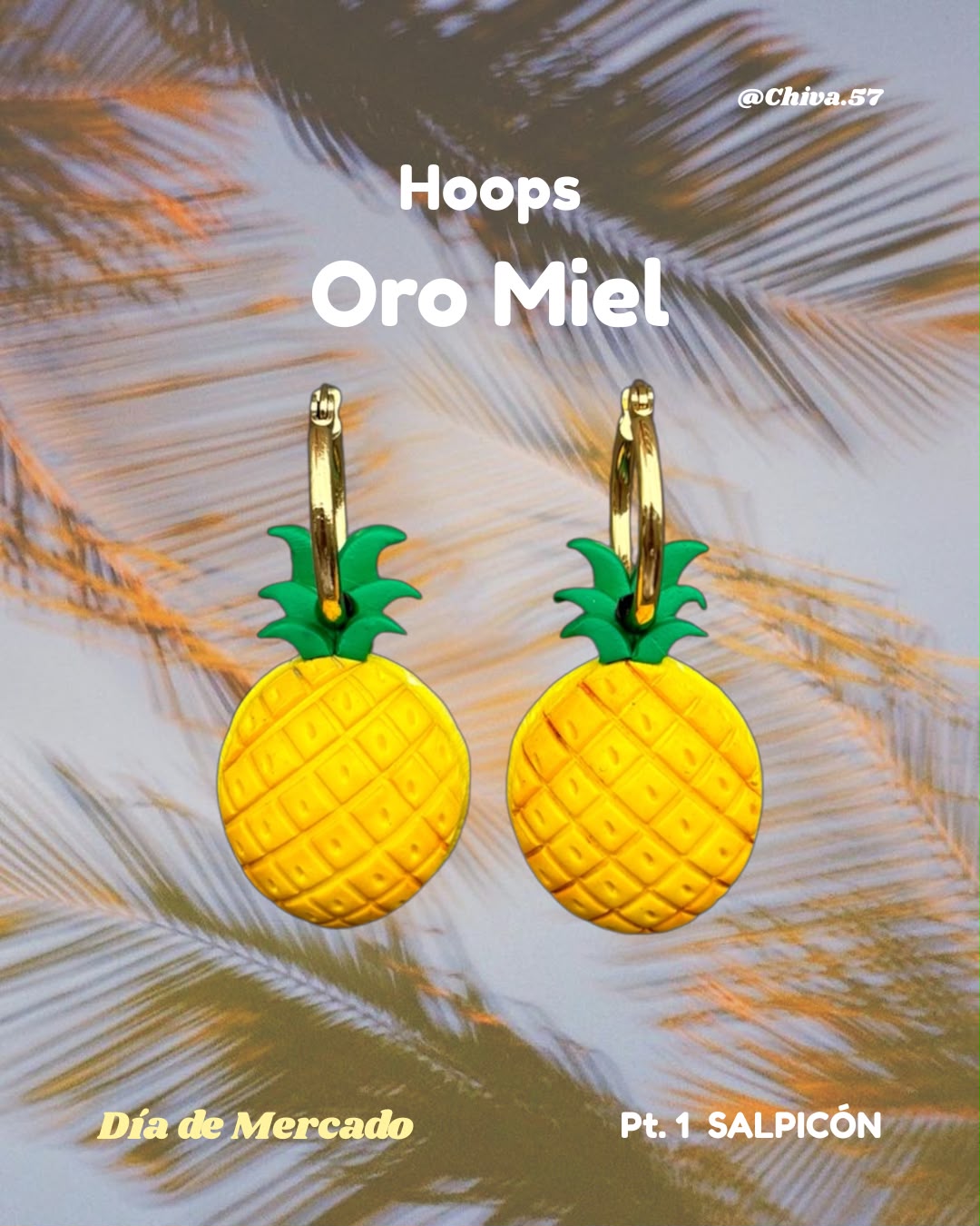 Hoops Oro Miel